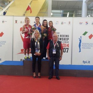 Чемпионат Европы по боксу среди девушек и юниорок 2014 год респ. Италия.